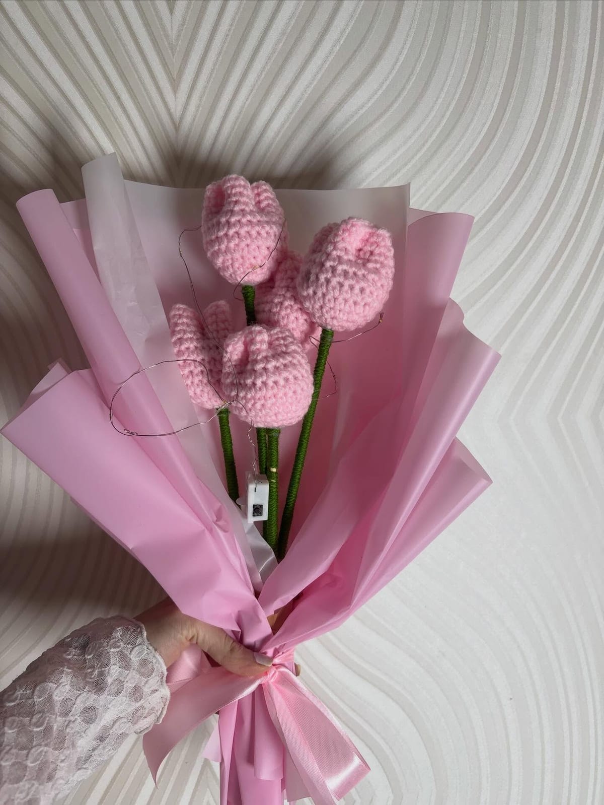 თაიგული „ვარდისფერი ტიტები“ - Tamus Shop