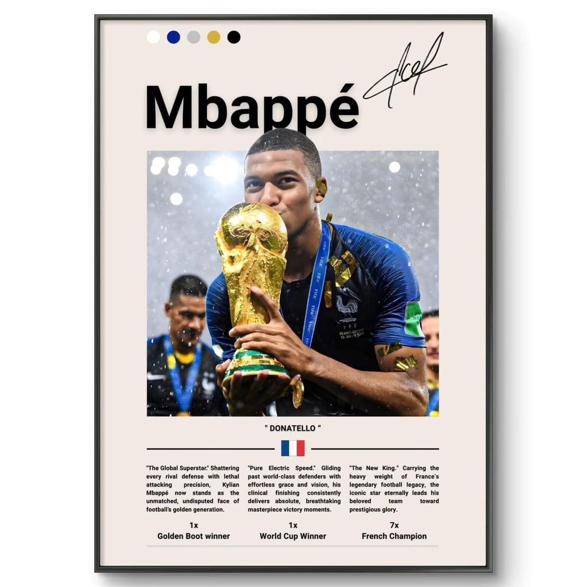 პოსტერი „მბაპე“ - TBGR Poster Lab