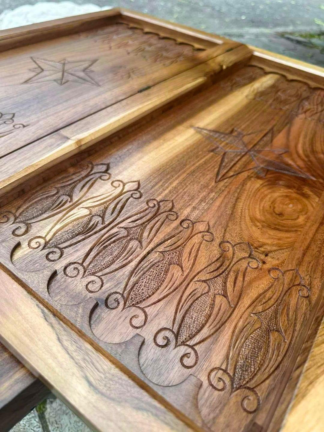 ნარდი, ვარსკვლავითა და ტიტებით - Wood more