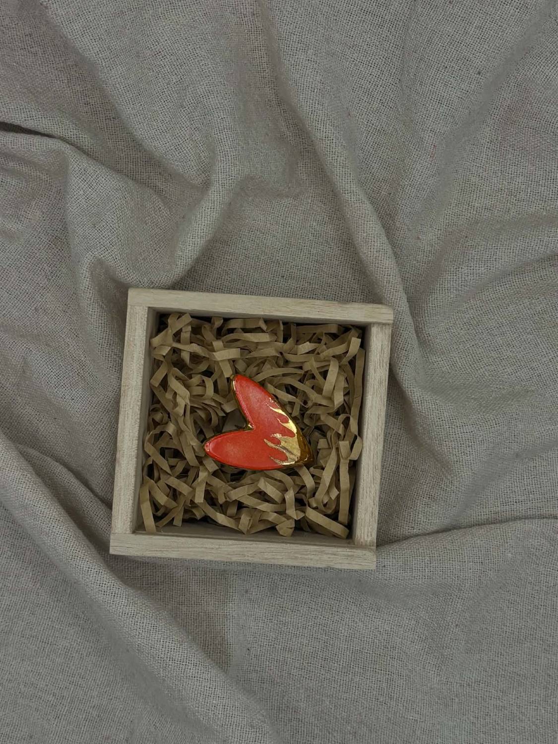 ბროში „გული“ - ZHU-ZHA Ceramics